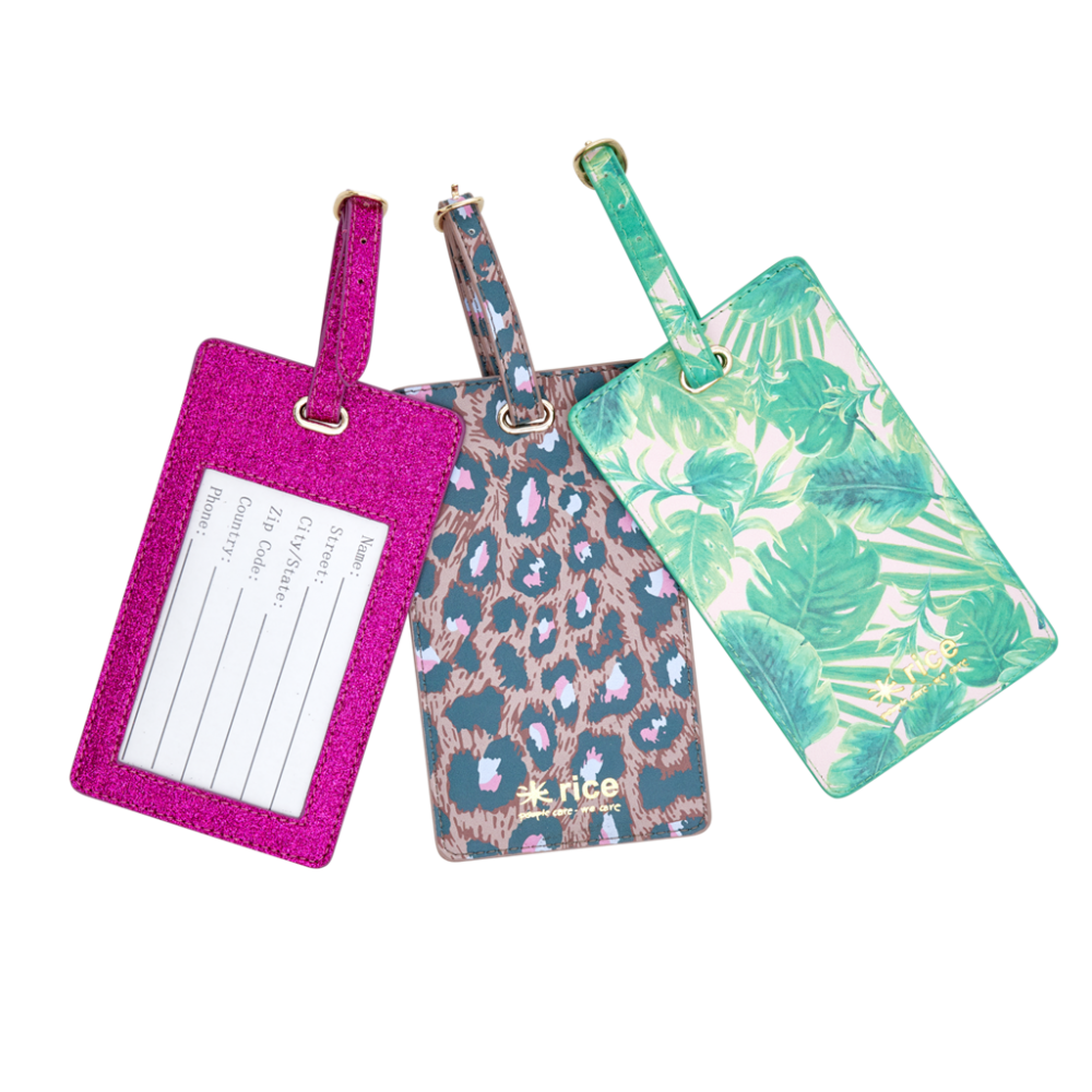Colourful Luggage Tags by Rice DK